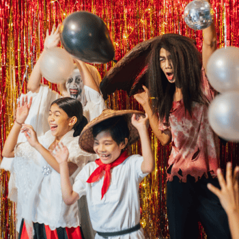 Halloween dance party