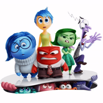 Inside Out movie characters.