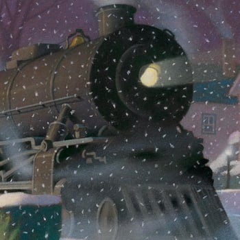 The Polar Express book cover.
