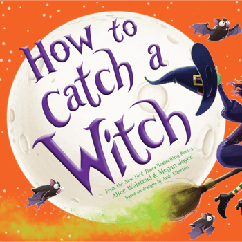 Cover of a kids halloween book called 'How to Catch a Witch"