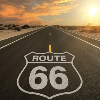 A picture of route 66.