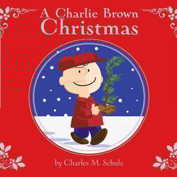 A Charlie Brown Christmas book cover.