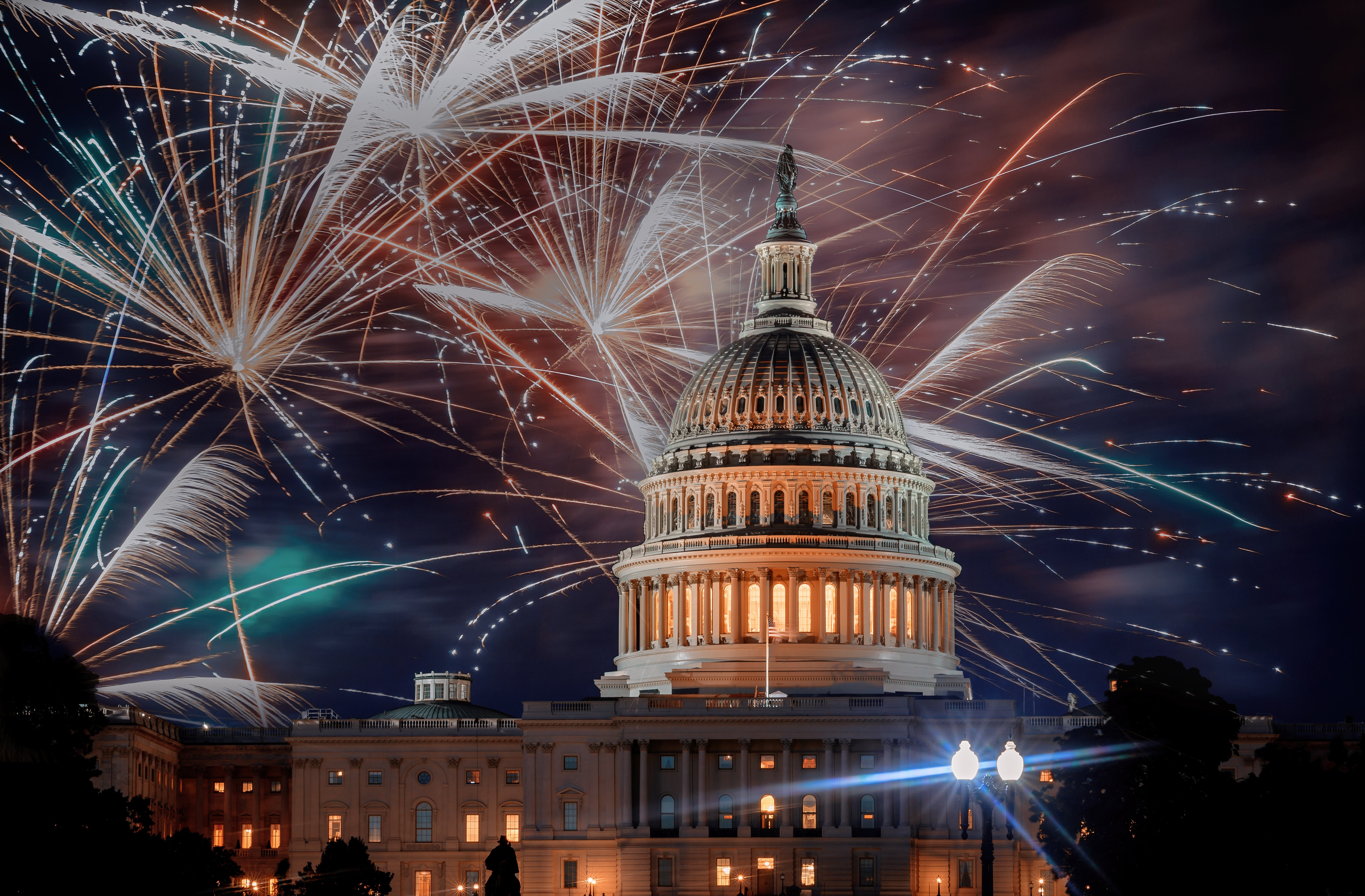 4th_fireworks washington d.c. patriotic fourth of july independence day