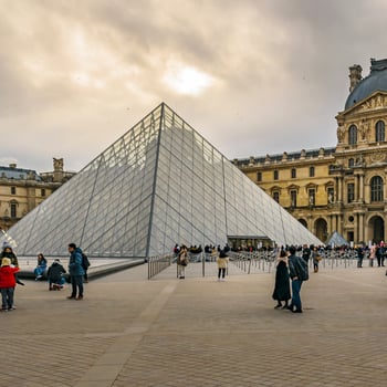 The Louvre Museum in France.
