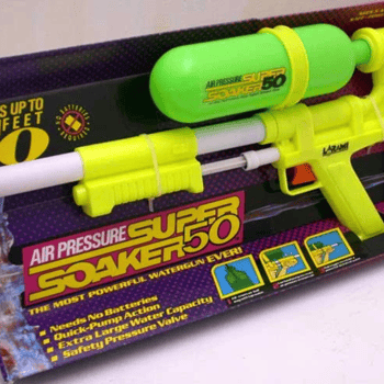 Super Soaker water gun.