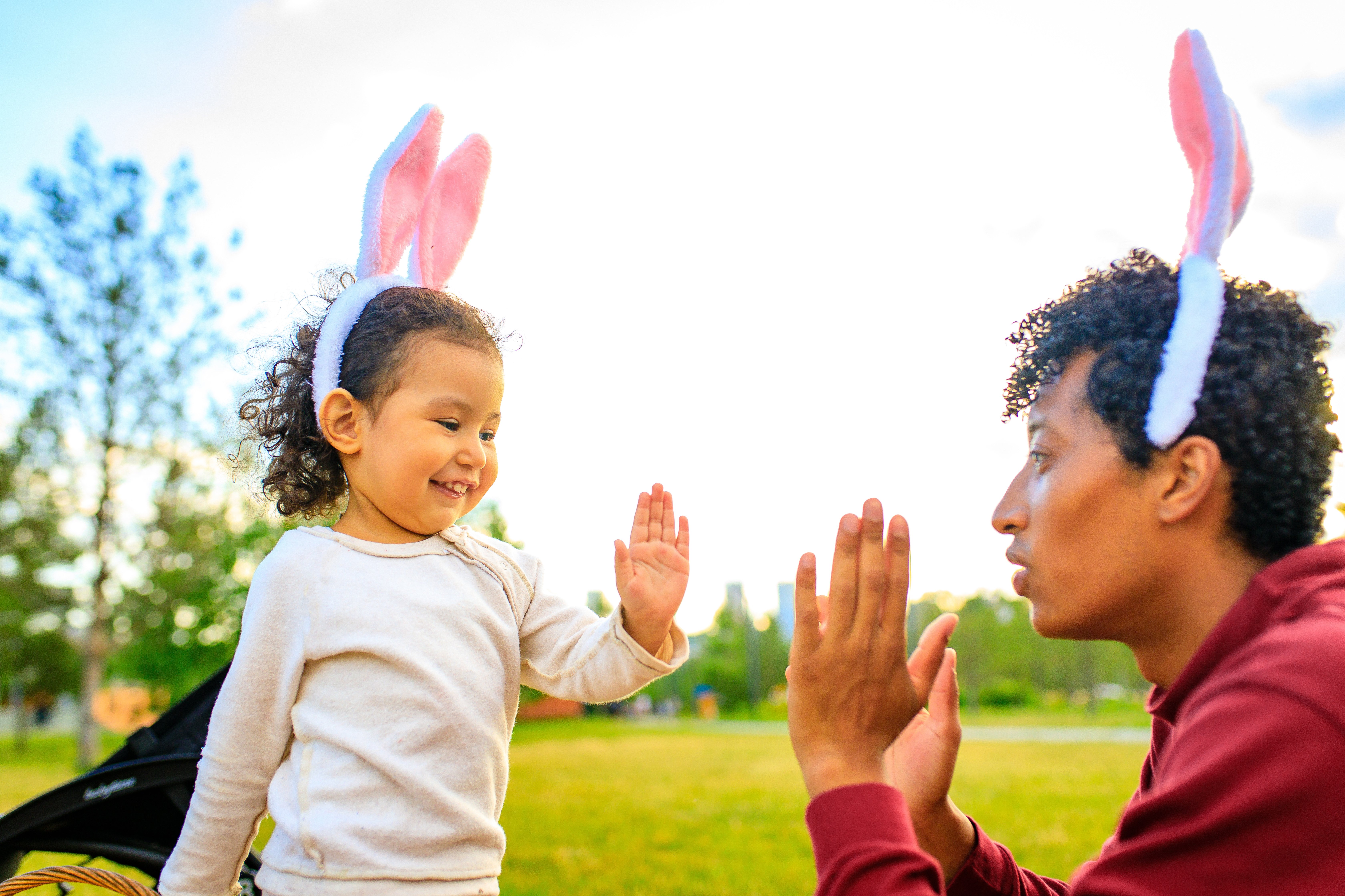 father-and-daughter-wearing-bunny-ears-for-Easter