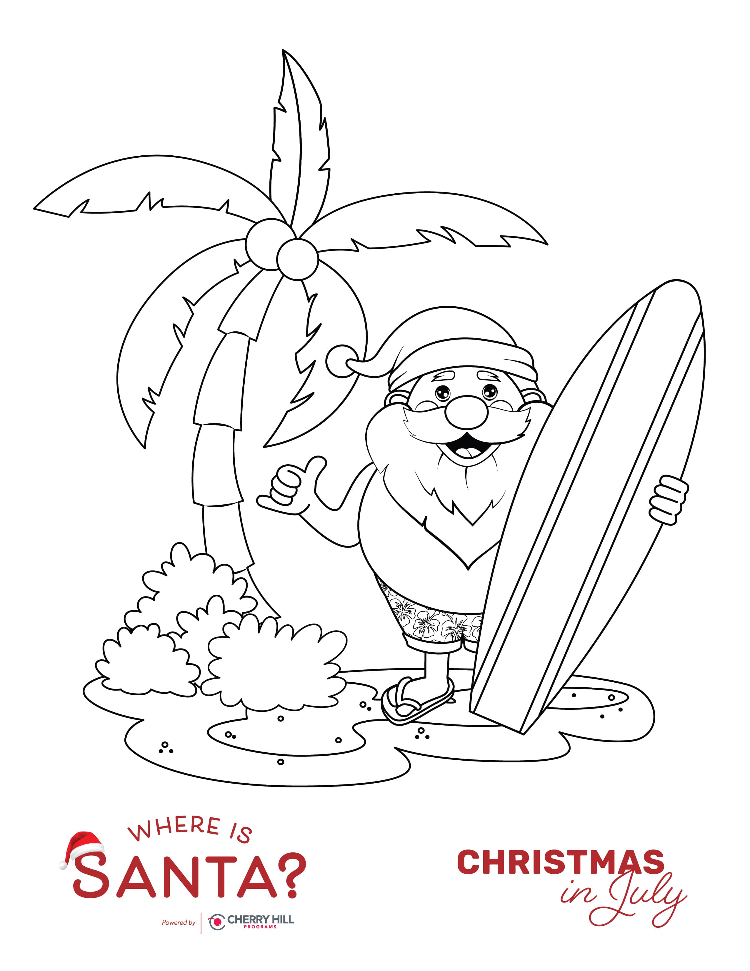 Christmas in July_Coloring Sheets-01