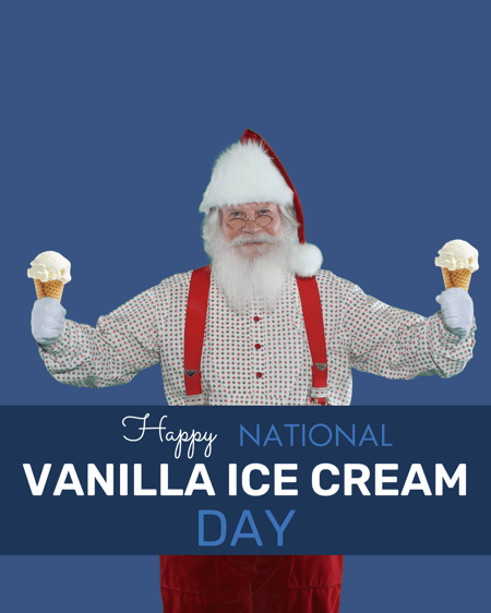 Santa with Ice Cream