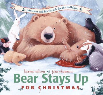 Cover of Bear Stays Up for Christmas book.