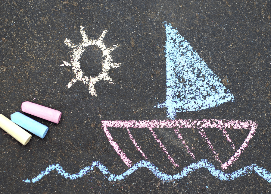 chalk boat