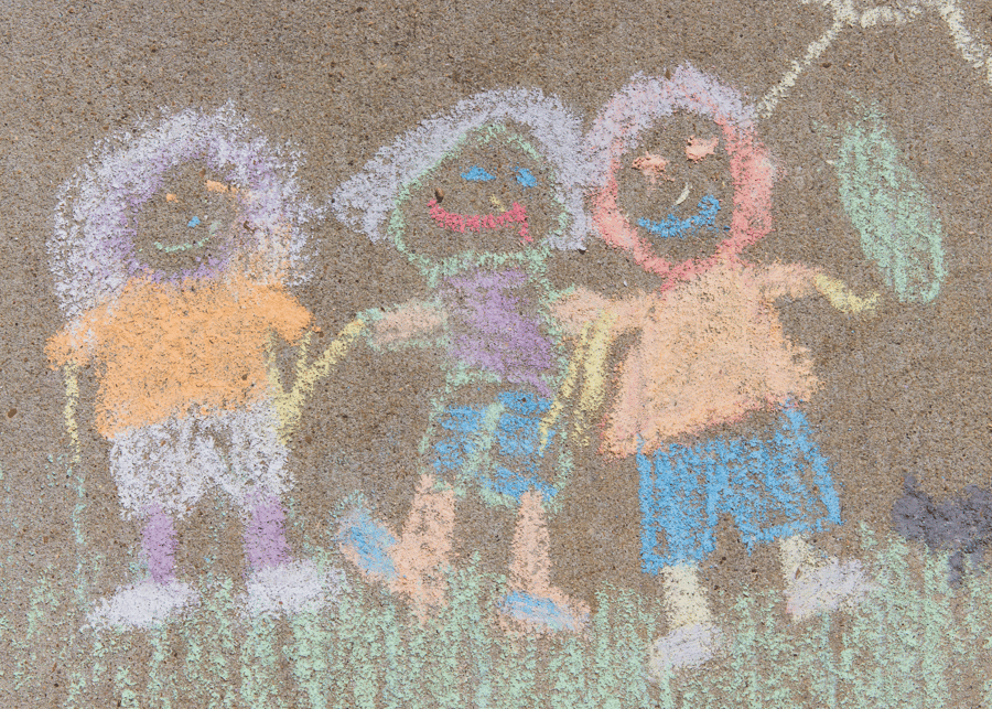 chalk friends and family