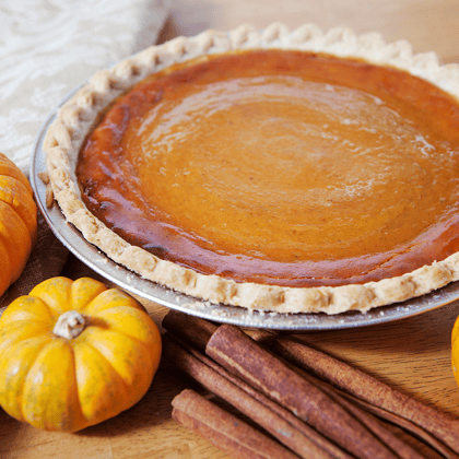 A pumpkin pie.