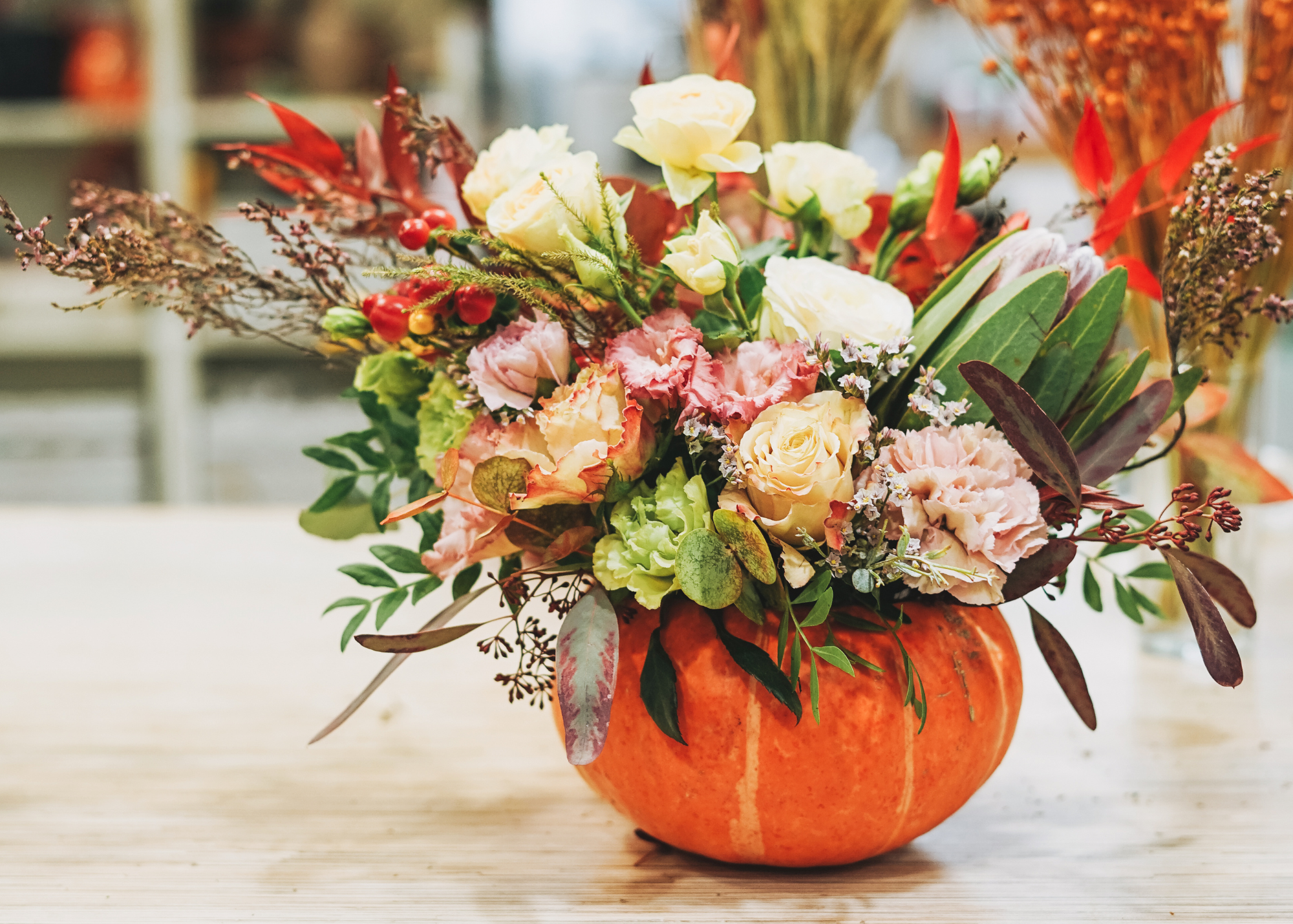 pumpkin vase